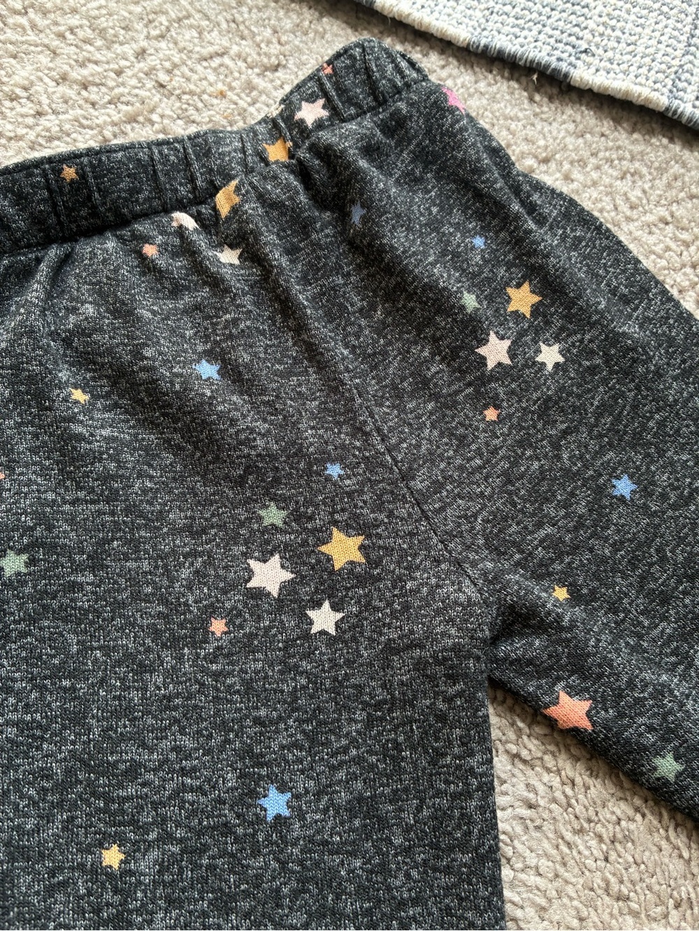 GAP Dark Charcoal Star-Print Light Weight Knit Joggers - Picture 8 of 9